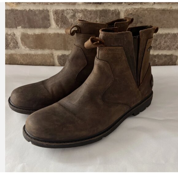 ROCKPORT Whether or Not Hydro Shield Waterproof Chelsea Boots Brown MEN 9.5 main image 6